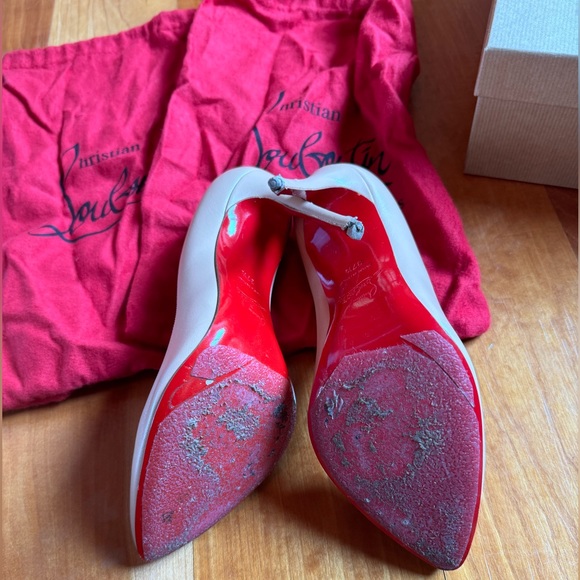 Christian Louboutin Nude Breche 100 Pumps size 6.5 - Picture 6 of 6